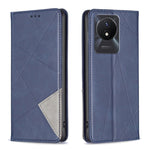 Custodia per telefono in pelle magnetica invisibile prismatica, For vivo Y02 4G, For Xiaomi Redmi 12C, For Xiaomi Redmi K60 / K60 Pro, For Xiaomi Redmi Note 12 Pro+ Global