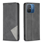 Custodia per telefono in pelle magnetica invisibile prismatica, For vivo Y02 4G, For Xiaomi Redmi 12C, For Xiaomi Redmi K60 / K60 Pro, For Xiaomi Redmi Note 12 Pro+ Global