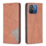 Custodia per telefono in pelle magnetica invisibile prismatica, For vivo Y02 4G, For Xiaomi Redmi 12C, For Xiaomi Redmi K60 / K60 Pro, For Xiaomi Redmi Note 12 Pro+ Global