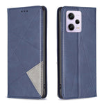 Custodia per telefono in pelle magnetica invisibile prismatica, For vivo Y02 4G, For Xiaomi Redmi 12C, For Xiaomi Redmi K60 / K60 Pro, For Xiaomi Redmi Note 12 Pro+ Global