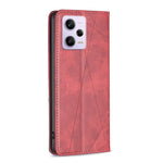 Custodia per telefono in pelle magnetica invisibile prismatica, For Xiaomi Redmi Note 12 Pro 5G Global, For Xiaomi Redmi Note 12 Global