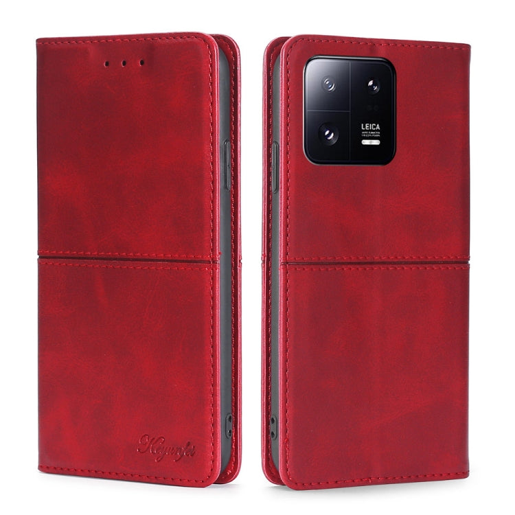 Custodia per telefono in pelle a vibrazione orizzontale magnetica con trama di mucca, For Xiaomi 13, For Xiaomi 13 Pro, For Honor 80 SE, For Google Pixel 7a
