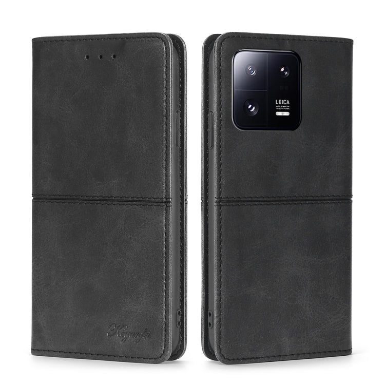 Custodia per telefono in pelle a vibrazione orizzontale magnetica con trama di mucca, For Xiaomi 13, For Xiaomi 13 Pro, For Honor 80 SE, For Google Pixel 7a