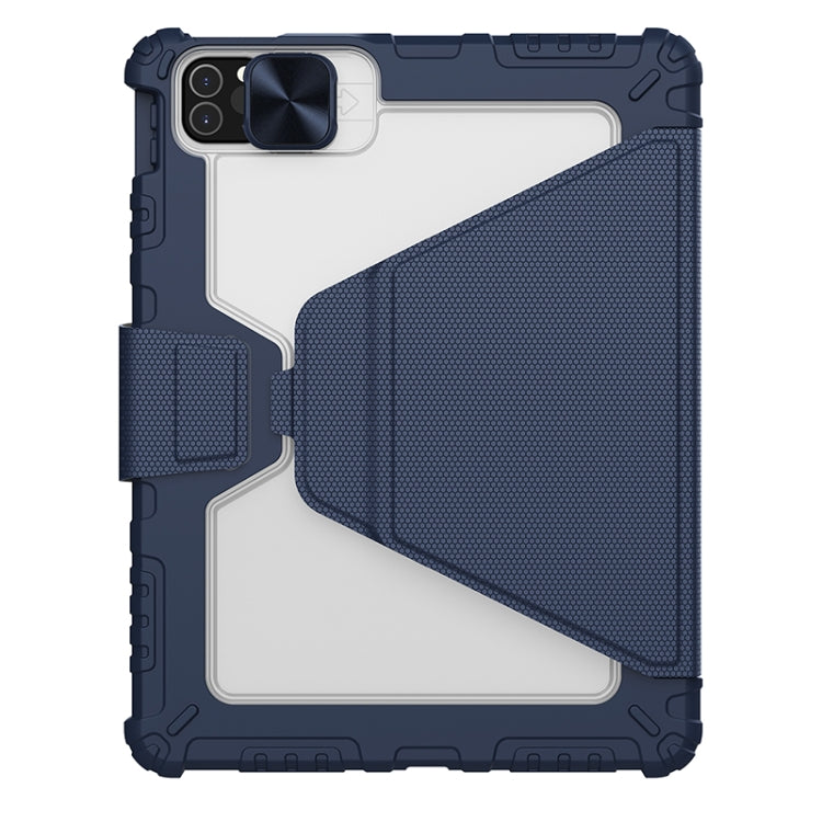 Custodia per tablet multifunzionale in pelle NILLKIN Bumper Snapsafe con slot per penna, For iPad Pro 12.9 2022