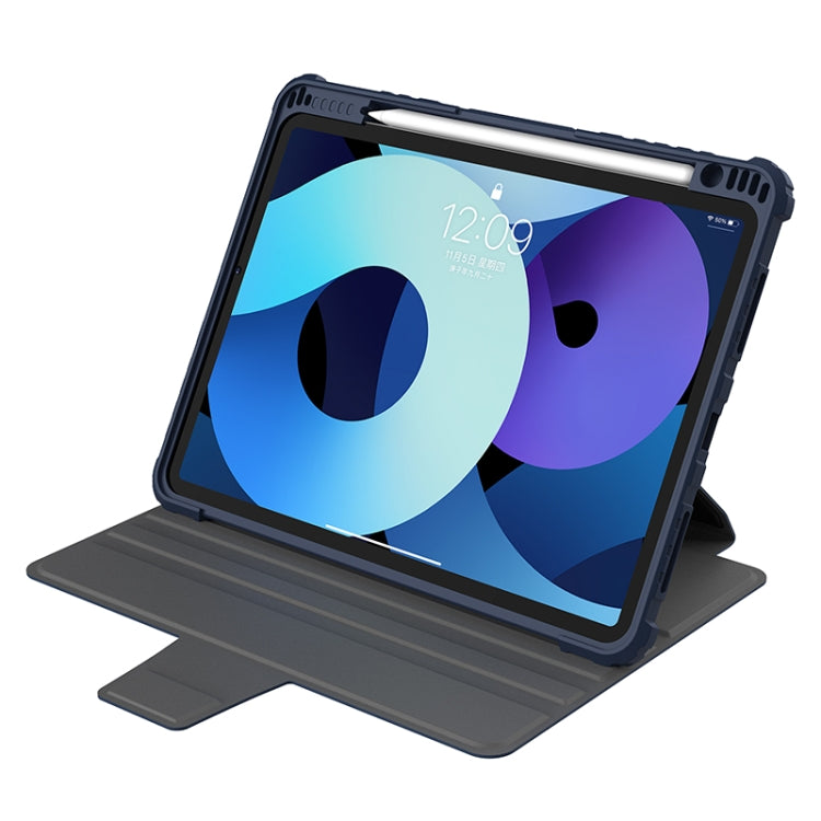 Custodia per tablet multifunzionale in pelle NILLKIN Bumper Snapsafe con slot per penna, For iPad Pro 12.9 2022