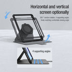 Custodia per tablet multifunzionale in pelle NILLKIN Bumper Snapsafe con slot per penna, For iPad Pro 12.9 2022