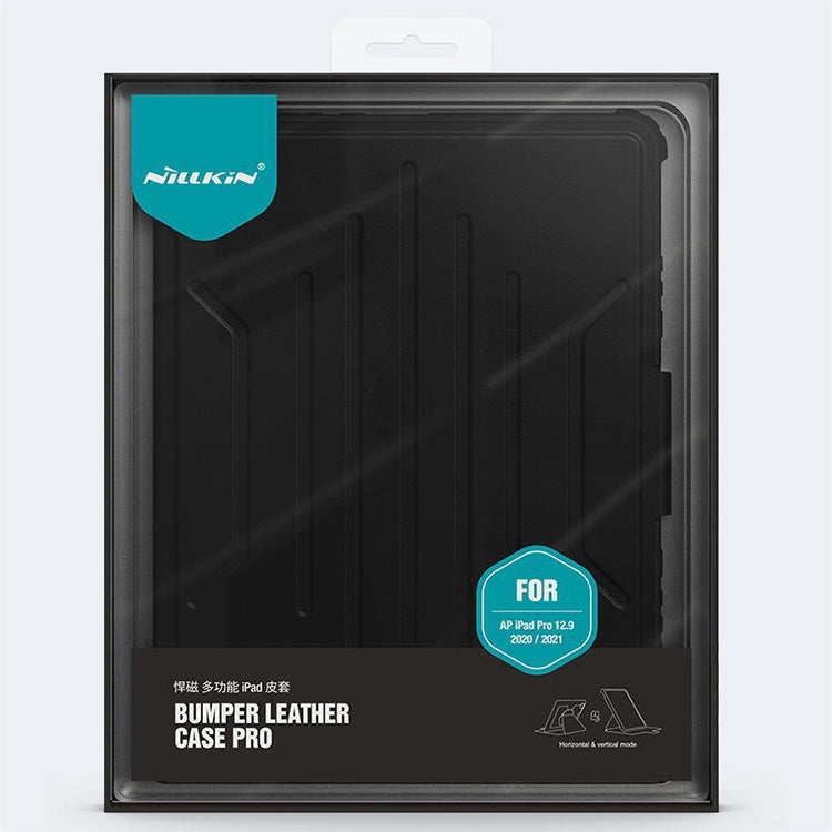 Custodia per tablet multifunzionale in pelle NILLKIN Bumper Snapsafe con slot per penna, For iPad 10th Gen 10.9 2022