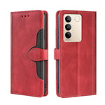 Custodia per telefono in pelle con fibbia magnetica Skin Feel, For vivo S16 / S16 Pro, For vivo Y02 4G, For Fujitsu Arrows N F-51C, For Xiaomi Redmi K60E, For Xiaomi Redmi K60 / K60 Pro, For Honor 80 GT