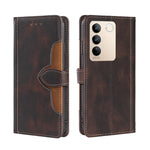 Custodia per telefono in pelle con fibbia magnetica Skin Feel, For vivo S16 / S16 Pro, For vivo Y02 4G, For Fujitsu Arrows N F-51C, For Xiaomi Redmi K60E, For Xiaomi Redmi K60 / K60 Pro, For Honor 80 GT