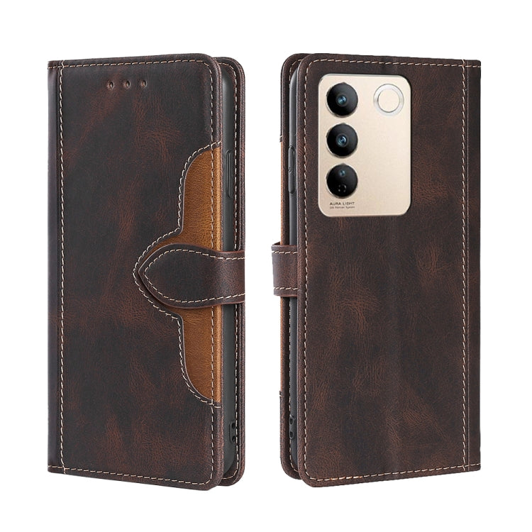 Custodia per telefono in pelle con fibbia magnetica Skin Feel, For vivo S16 / S16 Pro, For vivo Y02 4G, For Fujitsu Arrows N F-51C, For Xiaomi Redmi K60E, For Xiaomi Redmi K60 / K60 Pro, For Honor 80 GT