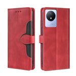 Custodia per telefono in pelle con fibbia magnetica Skin Feel, For vivo S16 / S16 Pro, For vivo Y02 4G, For Fujitsu Arrows N F-51C, For Xiaomi Redmi K60E, For Xiaomi Redmi K60 / K60 Pro, For Honor 80 GT
