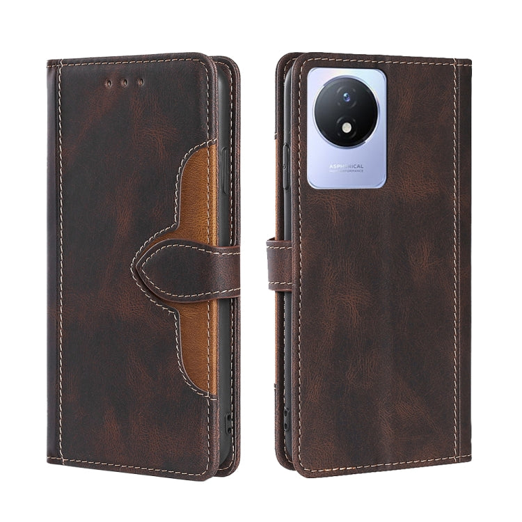 Custodia per telefono in pelle con fibbia magnetica Skin Feel, For vivo S16 / S16 Pro, For vivo Y02 4G, For Fujitsu Arrows N F-51C, For Xiaomi Redmi K60E, For Xiaomi Redmi K60 / K60 Pro, For Honor 80 GT