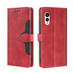 Custodia per telefono in pelle con fibbia magnetica Skin Feel, For vivo S16 / S16 Pro, For vivo Y02 4G, For Fujitsu Arrows N F-51C, For Xiaomi Redmi K60E, For Xiaomi Redmi K60 / K60 Pro, For Honor 80 GT