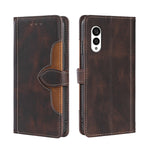 Custodia per telefono in pelle con fibbia magnetica Skin Feel, For vivo S16 / S16 Pro, For vivo Y02 4G, For Fujitsu Arrows N F-51C, For Xiaomi Redmi K60E, For Xiaomi Redmi K60 / K60 Pro, For Honor 80 GT