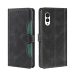 Custodia per telefono in pelle con fibbia magnetica Skin Feel, For vivo S16 / S16 Pro, For vivo Y02 4G, For Fujitsu Arrows N F-51C, For Xiaomi Redmi K60E, For Xiaomi Redmi K60 / K60 Pro, For Honor 80 GT
