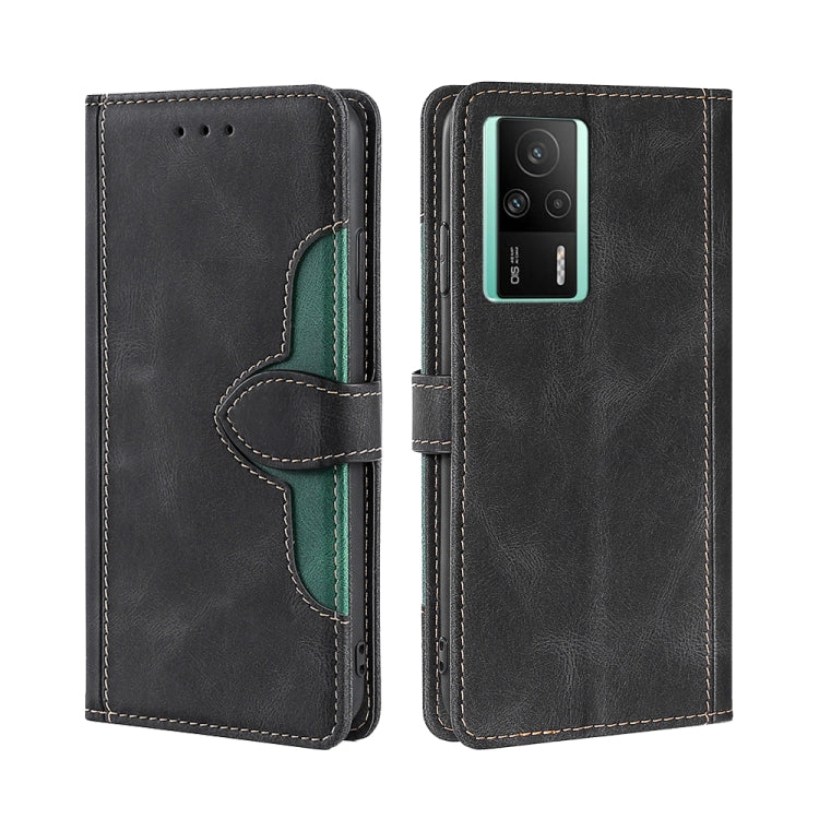 Custodia per telefono in pelle con fibbia magnetica Skin Feel, For vivo S16 / S16 Pro, For vivo Y02 4G, For Fujitsu Arrows N F-51C, For Xiaomi Redmi K60E, For Xiaomi Redmi K60 / K60 Pro, For Honor 80 GT