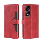 Custodia per telefono in pelle con fibbia magnetica Skin Feel, For vivo S16 / S16 Pro, For vivo Y02 4G, For Fujitsu Arrows N F-51C, For Xiaomi Redmi K60E, For Xiaomi Redmi K60 / K60 Pro, For Honor 80 GT