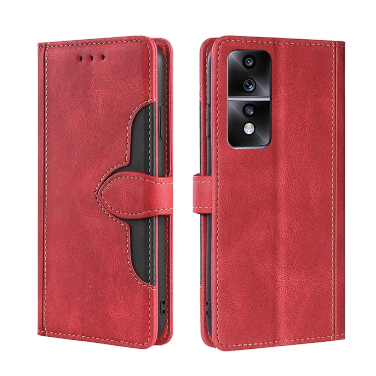 Custodia per telefono in pelle con fibbia magnetica Skin Feel, For vivo S16 / S16 Pro, For vivo Y02 4G, For Fujitsu Arrows N F-51C, For Xiaomi Redmi K60E, For Xiaomi Redmi K60 / K60 Pro, For Honor 80 GT