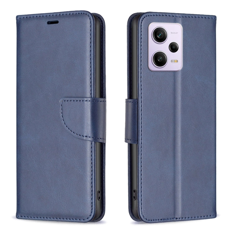 Custodia per telefono in pelle con trama in pelle di agnello, For Xiaomi Redmi Note 12 Pro 5G Global, For Xiaomi Redmi Note 12 Global