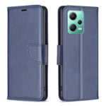 Custodia per telefono in pelle con trama in pelle di agnello, For Xiaomi Redmi Note 12 Pro 5G Global, For Xiaomi Redmi Note 12 Global