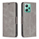 Custodia per telefono in pelle con trama in pelle di agnello, For Xiaomi Redmi Note 12 Pro 5G Global, For Xiaomi Redmi Note 12 Global