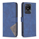 Custodia per telefono in pelle con struttura a rombo con fibbia magnetica, For vivo Y02 4G, For Xiaomi Redmi 12C, For Xiaomi Redmi K60 / K60 Pro, For Xiaomi Redmi Note 12 Pro+ Global