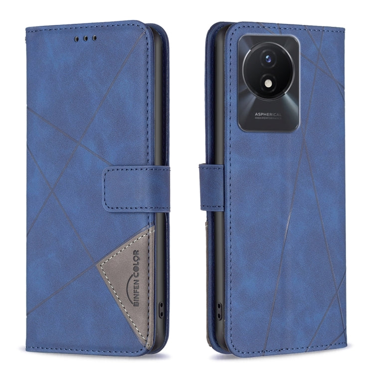 Custodia per telefono in pelle con struttura a rombo con fibbia magnetica, For vivo Y02 4G, For Xiaomi Redmi 12C, For Xiaomi Redmi K60 / K60 Pro, For Xiaomi Redmi Note 12 Pro+ Global