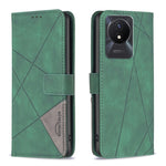Custodia per telefono in pelle con struttura a rombo con fibbia magnetica, For vivo Y02 4G, For Xiaomi Redmi 12C, For Xiaomi Redmi K60 / K60 Pro, For Xiaomi Redmi Note 12 Pro+ Global