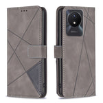 Custodia per telefono in pelle con struttura a rombo con fibbia magnetica, For vivo Y02 4G, For Xiaomi Redmi 12C, For Xiaomi Redmi K60 / K60 Pro, For Xiaomi Redmi Note 12 Pro+ Global