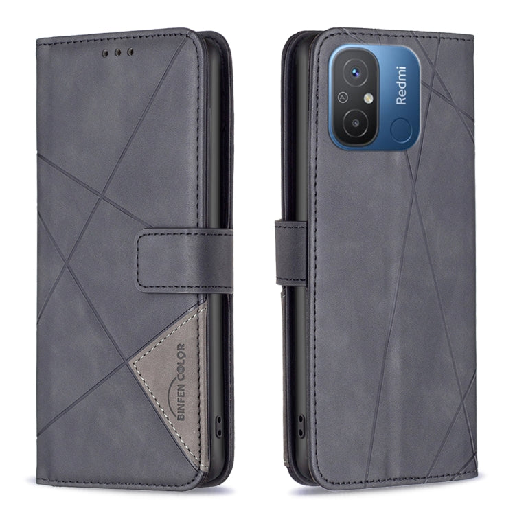 Custodia per telefono in pelle con struttura a rombo con fibbia magnetica, For vivo Y02 4G, For Xiaomi Redmi 12C, For Xiaomi Redmi K60 / K60 Pro, For Xiaomi Redmi Note 12 Pro+ Global