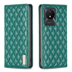 Custodia per telefono a conchiglia in pelle magnetica Diamond Lattice, For vivo Y02 4G, For Xiaomi Redmi 12C, For Xiaomi Redmi K60 / K60 Pro, For Xiaomi Redmi Note 12 Pro+ Global