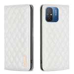 Custodia per telefono a conchiglia in pelle magnetica Diamond Lattice, For vivo Y02 4G, For Xiaomi Redmi 12C, For Xiaomi Redmi K60 / K60 Pro, For Xiaomi Redmi Note 12 Pro+ Global