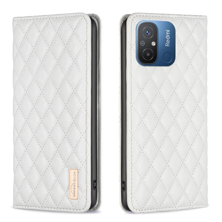 Custodia per telefono a conchiglia in pelle magnetica Diamond Lattice, For vivo Y02 4G, For Xiaomi Redmi 12C, For Xiaomi Redmi K60 / K60 Pro, For Xiaomi Redmi Note 12 Pro+ Global