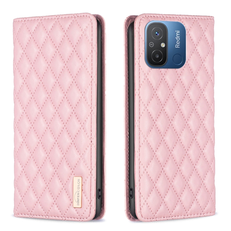 Custodia per telefono a conchiglia in pelle magnetica Diamond Lattice, For vivo Y02 4G, For Xiaomi Redmi 12C, For Xiaomi Redmi K60 / K60 Pro, For Xiaomi Redmi Note 12 Pro+ Global