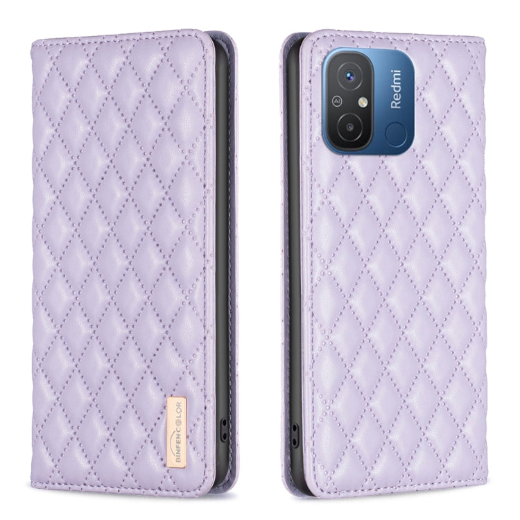 Custodia per telefono a conchiglia in pelle magnetica Diamond Lattice, For vivo Y02 4G, For Xiaomi Redmi 12C, For Xiaomi Redmi K60 / K60 Pro, For Xiaomi Redmi Note 12 Pro+ Global