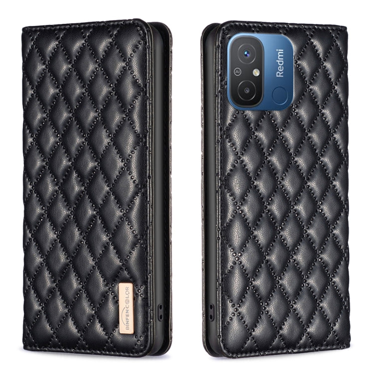 Custodia per telefono a conchiglia in pelle magnetica Diamond Lattice, For vivo Y02 4G, For Xiaomi Redmi 12C, For Xiaomi Redmi K60 / K60 Pro, For Xiaomi Redmi Note 12 Pro+ Global