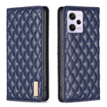 Custodia per telefono a conchiglia in pelle magnetica Diamond Lattice, For vivo Y02 4G, For Xiaomi Redmi 12C, For Xiaomi Redmi K60 / K60 Pro, For Xiaomi Redmi Note 12 Pro+ Global