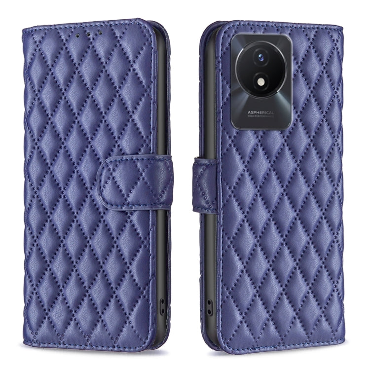 Custodia per telefono a conchiglia in pelle con portafoglio Diamond Lattice, For vivo Y02 4G, For Xiaomi Redmi 12C, For Xiaomi Redmi K60 / K60 Pro, For Xiaomi Redmi Note 12 Pro+ Global