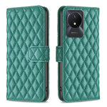 Custodia per telefono a conchiglia in pelle con portafoglio Diamond Lattice, For vivo Y02 4G, For Xiaomi Redmi 12C, For Xiaomi Redmi K60 / K60 Pro, For Xiaomi Redmi Note 12 Pro+ Global