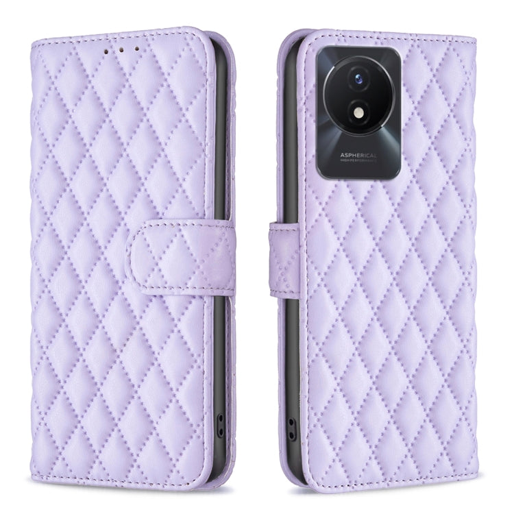 Custodia per telefono a conchiglia in pelle con portafoglio Diamond Lattice, For vivo Y02 4G, For Xiaomi Redmi 12C, For Xiaomi Redmi K60 / K60 Pro, For Xiaomi Redmi Note 12 Pro+ Global