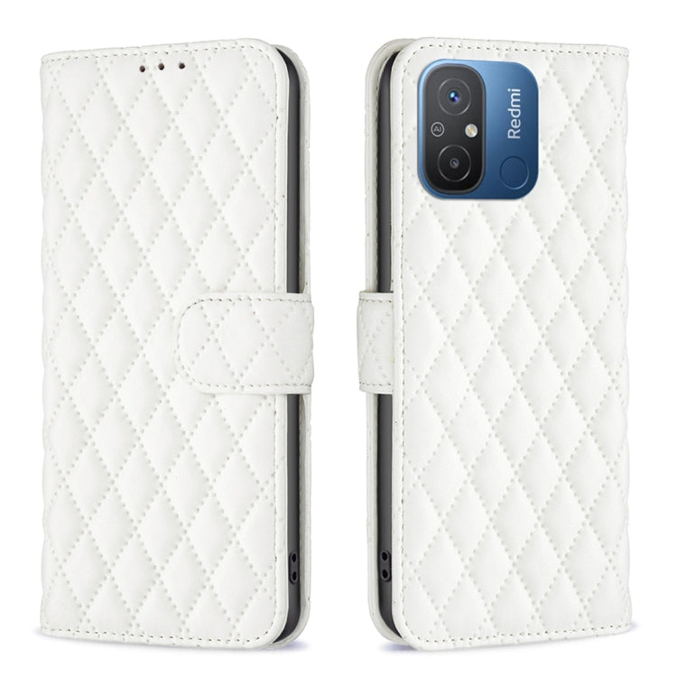 Custodia per telefono a conchiglia in pelle con portafoglio Diamond Lattice, For vivo Y02 4G, For Xiaomi Redmi 12C, For Xiaomi Redmi K60 / K60 Pro, For Xiaomi Redmi Note 12 Pro+ Global