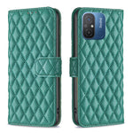 Custodia per telefono a conchiglia in pelle con portafoglio Diamond Lattice, For vivo Y02 4G, For Xiaomi Redmi 12C, For Xiaomi Redmi K60 / K60 Pro, For Xiaomi Redmi Note 12 Pro+ Global
