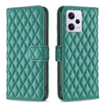 Custodia per telefono a conchiglia in pelle con portafoglio Diamond Lattice, For vivo Y02 4G, For Xiaomi Redmi 12C, For Xiaomi Redmi K60 / K60 Pro, For Xiaomi Redmi Note 12 Pro+ Global