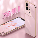 Custodia per telefono in TPU elettrolitico 6D con bordo dritto XINLI, For vivo iQOO 11 Pro 5G, For Xiaomi Redmi 12C 4G, For Xiaomi Redmi Note 12 Pro Speed