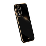Custodia per telefono in TPU elettrolitico 6D con bordo dritto XINLI, For Honor 80 GT 5G, For Honor 80 Pro Flat