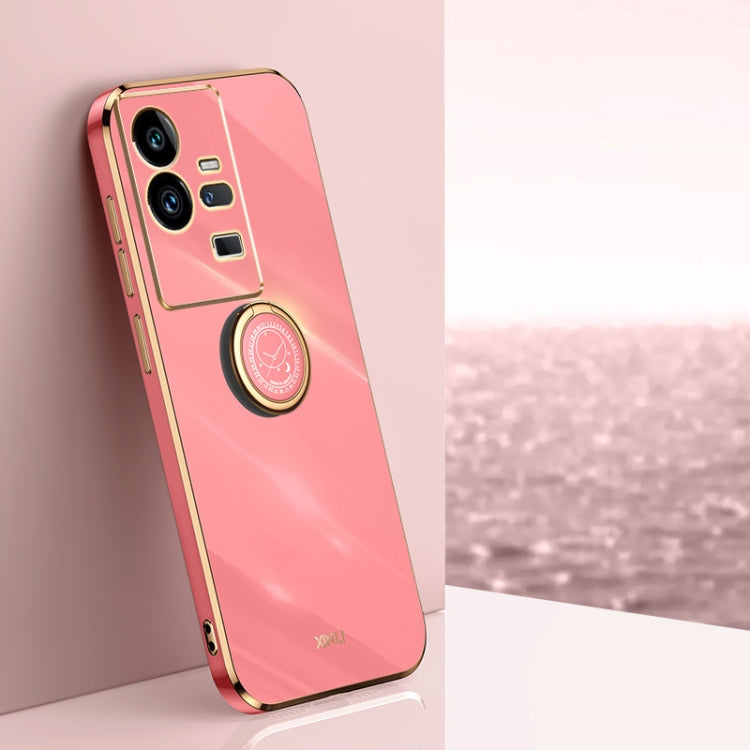 XINLI custodia per telefono in TPU elettrolitico con bordo dritto 6D con supporto per anello, For vivo iQOO 11 Pro 5G, For Xiaomi Redmi 12C 4G, For Xiaomi Redmi Note 12 Pro Speed
