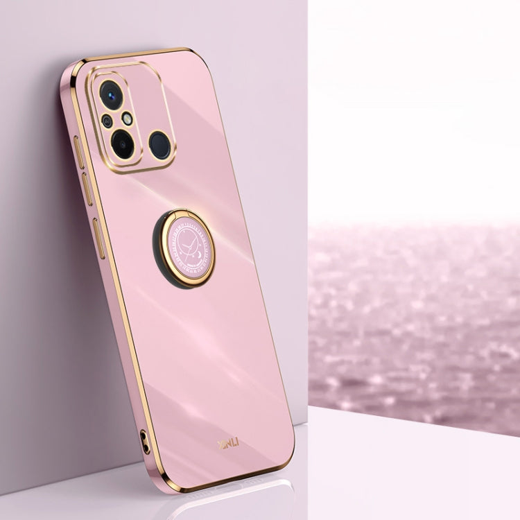 XINLI custodia per telefono in TPU elettrolitico con bordo dritto 6D con supporto per anello, For vivo iQOO 11 Pro 5G, For Xiaomi Redmi 12C 4G, For Xiaomi Redmi Note 12 Pro Speed