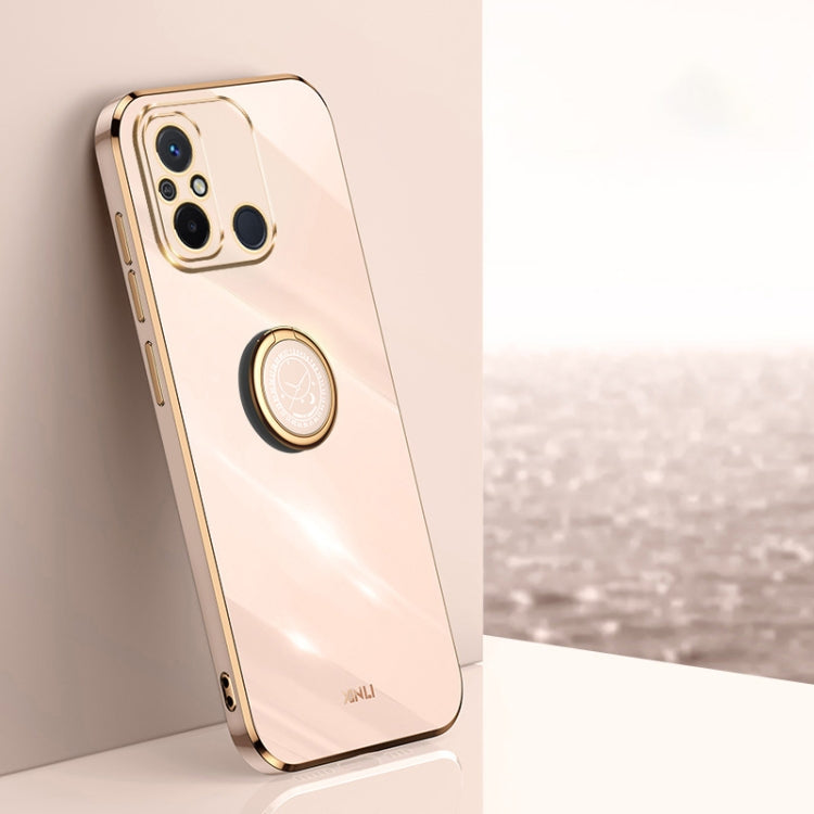 XINLI custodia per telefono in TPU elettrolitico con bordo dritto 6D con supporto per anello, For vivo iQOO 11 Pro 5G, For Xiaomi Redmi 12C 4G, For Xiaomi Redmi Note 12 Pro Speed