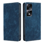 Custodia per telefono in pelle magnetica con spazzola antifurto RFID, For Xiaomi Redmi K60 / K60 Pro, For Honor 80 GT, For OnePlus 11