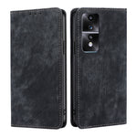 Custodia per telefono in pelle magnetica con spazzola antifurto RFID, For Xiaomi Redmi K60 / K60 Pro, For Honor 80 GT, For OnePlus 11